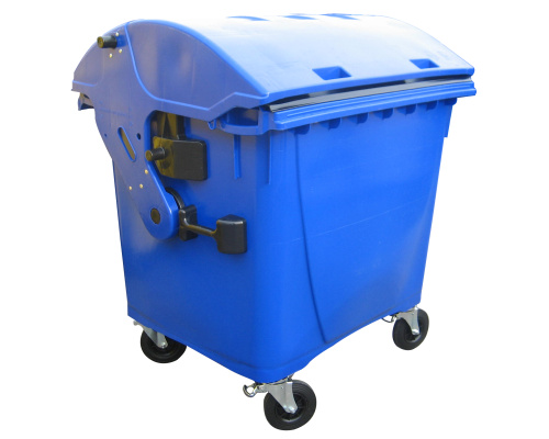 1100 literes műanyag konténer - kék