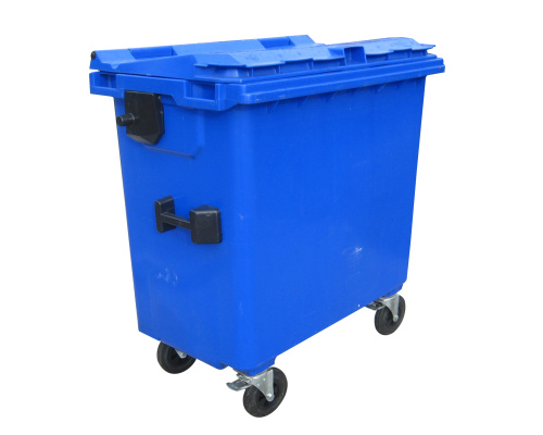 770 literes műanyag konténer - kék