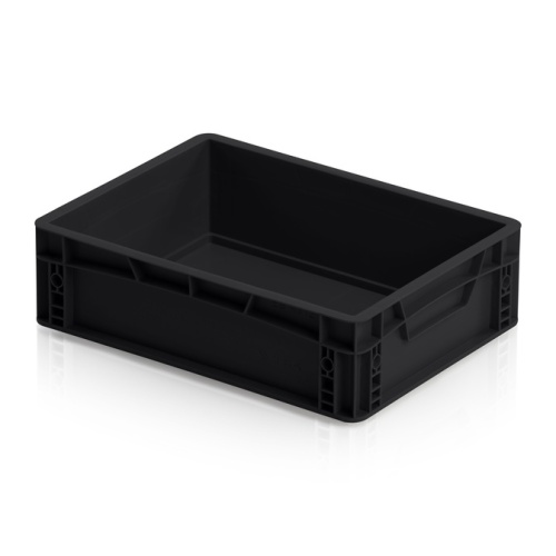 Műanyag tároló doboz 400x300x120 mm ESD