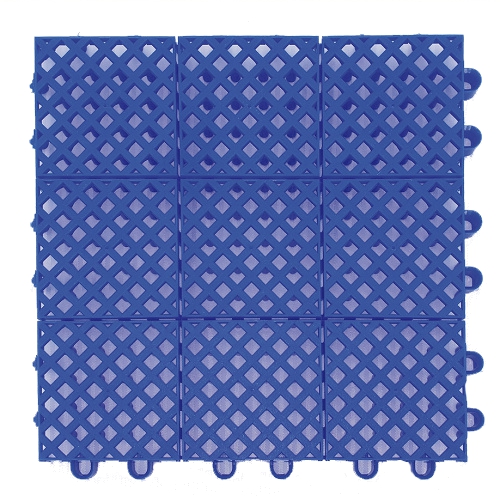Műanyag padlórács -kék